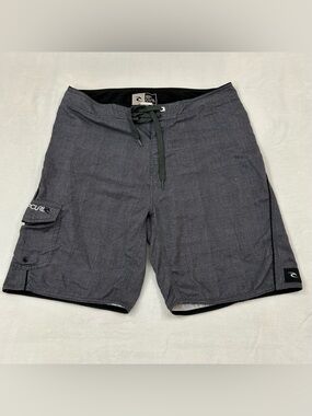 Rip Curl Surf Dark Gray Overthrown Heather 21” Board Shorts Swim Trunks Mens 36